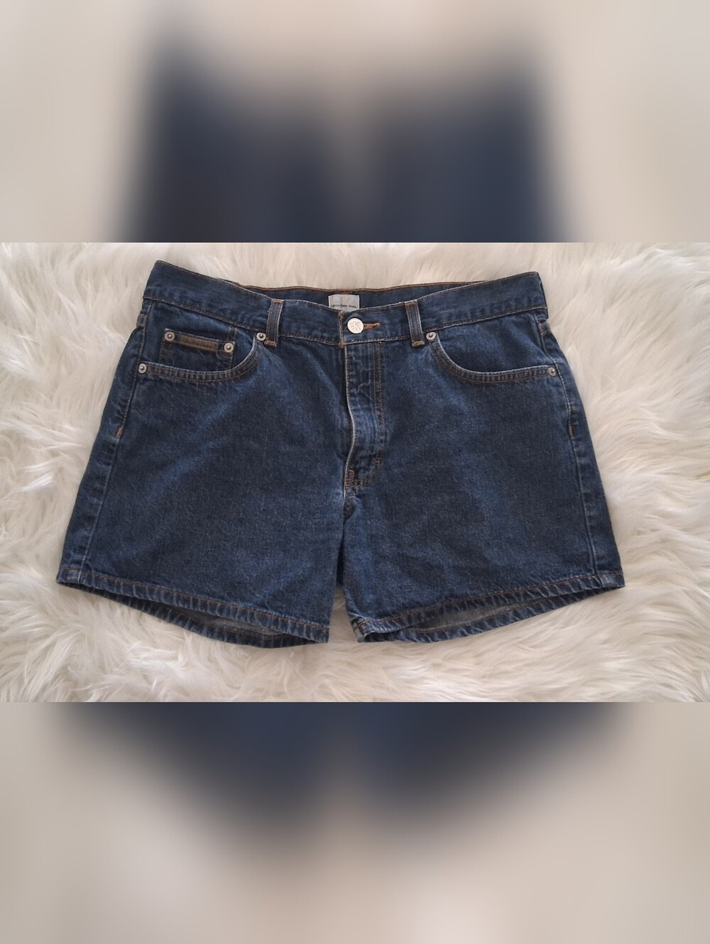 Calvin Klein Jeans Blue Denim Shorts • Size 11 • 5‑Pocket • Rinse Wash